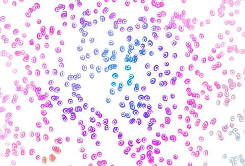 Light Pink, Blue vector texture with disks. 스톡 일러스트