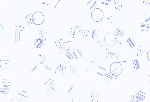 Light Pink, Blue vector texture with triangular style with circles. Stockillustratie