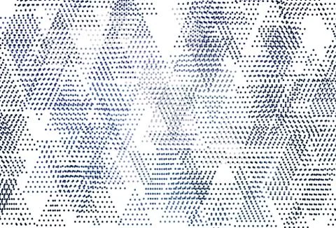 Light Pink, Blue vector texture with triangular style with circles. Ilustración de archivo