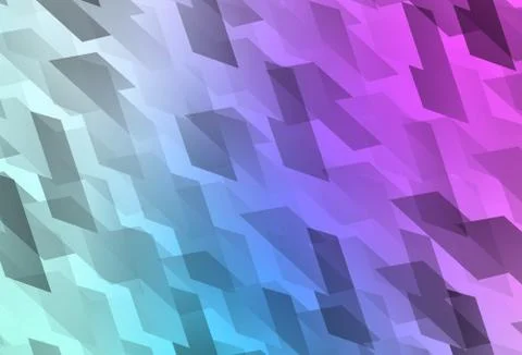 Light Pink, Blue vector texture in rectangular style. Stock Illustration