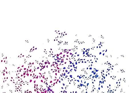 Light Pink, Blue vector texture with random forms. 스톡 일러스트