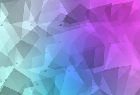 Light Pink, Blue vector texture with abstract poly forms. Stock Illustration