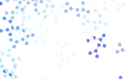 Light Pink, Blue vector texture with artificial intelligence concept. Illustrazione stock
