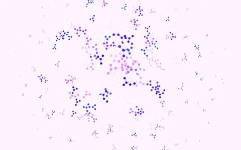 Light Pink, Blue vector texture with artificial intelligence concept. Stock Illustration