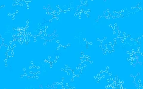 Light Pink, Blue vector texture with artificial intelligence concept. Illustrazione stock