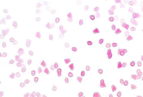 Light Pink, Blue vector texture with disks. Stock Illustration