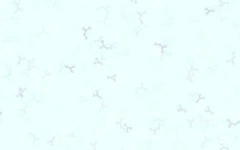 Light Pink, Blue vector texture with artificial intelligence concept. Stock Illustration