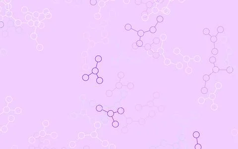 Light Pink, Blue vector texture with artificial intelligence concept. Stock Illustration