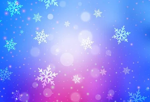 Light Pink, Blue vector texture in birthday style. Stock-Illustration