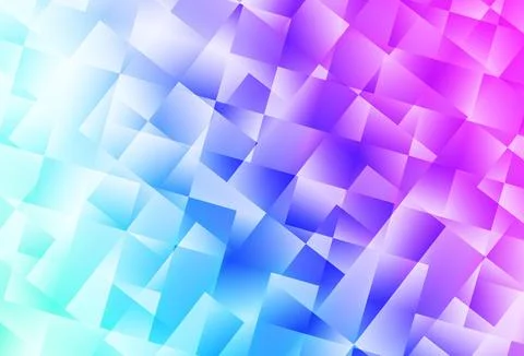 Light Pink, Blue vector texture in rectangular style. Stock Illustration