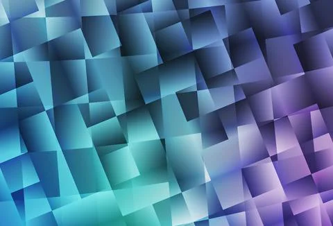 Light Pink, Blue vector texture in rectangular style. Stock Illustration