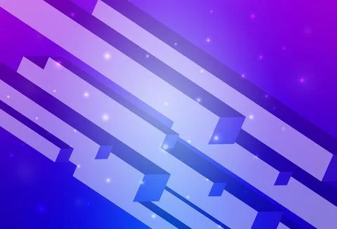 Light Pink, Blue vector texture in rectangular style. Stock Illustration