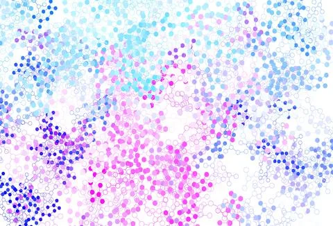 Light Pink, Blue vector texture with artificial intelligence concept. Illustrazione stock