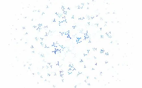 Light Pink, Blue vector texture with artificial intelligence concept. Illustrazione stock