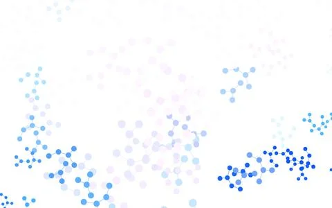 Light Pink, Blue vector texture with artificial intelligence concept. Stock Illustration