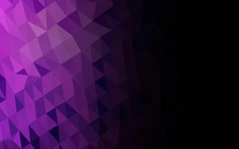 Light Pink, Blue vector triangle mosaic template. Stock Illustration