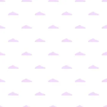 Light pink cloud pattern repeating on white background イラスト素材