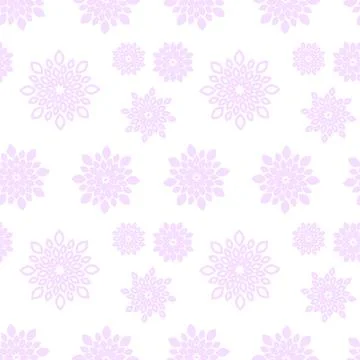 Light Pink Floral Repeat Pattern Background 스톡 일러스트
