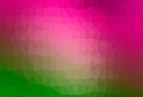 Light Pink, Green vector abstract polygonal cover. 스톡 일러스트