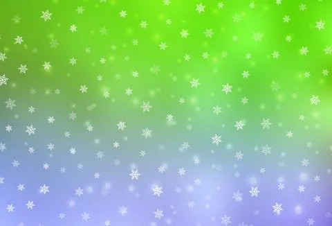Light Pink, Green vector backdrop in holiday style. Stock Illustration