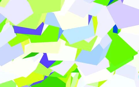 Light Pink, Green vector background with hexagons. 스톡 일러스트