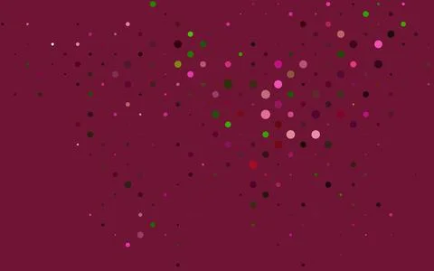 Light Pink, Green vector layout with circle shapes. Stockillustratie