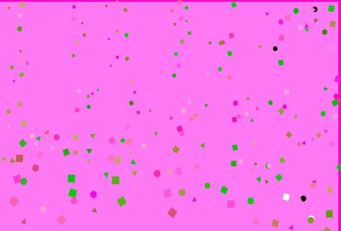 Light Pink, Green vector layout with circles, lines, rectangles. 스톡 일러스트