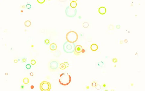 Light Pink, Green vector layout with circle shapes. Ilustración de archivo