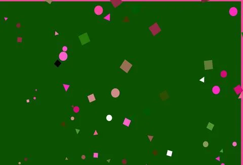 Light Pink, Green vector layout with circles, lines, rectangles. 库存插图