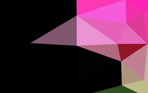 Light Pink, Green vector low poly cover. イラスト素材