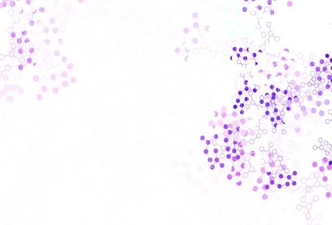 Light Pink, Green vector pattern with artificial intelligence network. Illustrazione stock