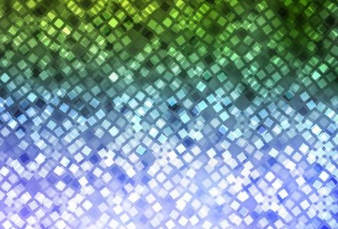 Light Pink, Green vector pattern in square style. Illustrazione stock