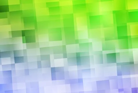 Light Pink, Green vector pattern in square style. Stock Illustration