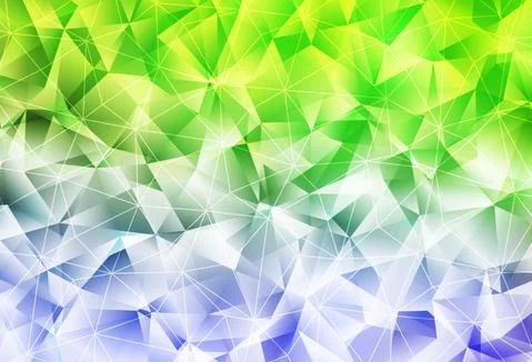 Light Pink, Green vector pattern with polygonal style. イラスト素材