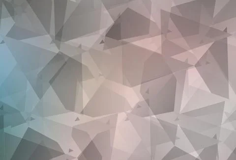 Light Pink, Green vector pattern with random polygonals. Illustrazione stock