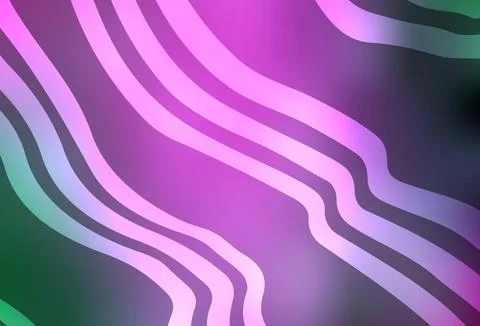 Light Pink, Green vector pattern with lines. Stock Illustration