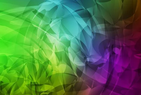 Light Pink, Green vector pattern with random forms. イラスト素材