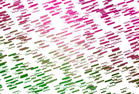 Light Pink, Green vector pattern with narrow lines. 스톡 일러스트