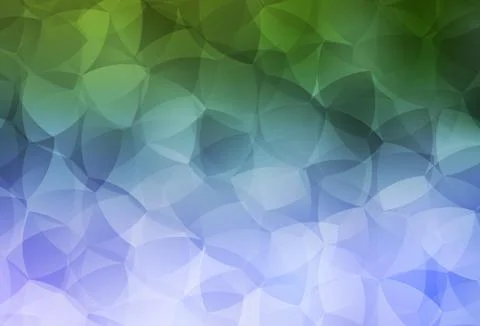 Light Pink, Green vector shining triangular layout. Ilustración de archivo