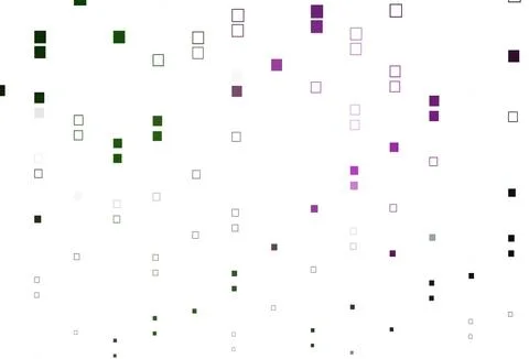 Light Pink, Green vector template with square style. Illustrazione stock