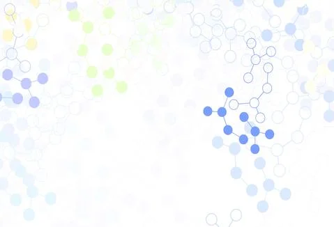 Light Pink, Green vector template with artificial intelligence structure. Stock Illustration