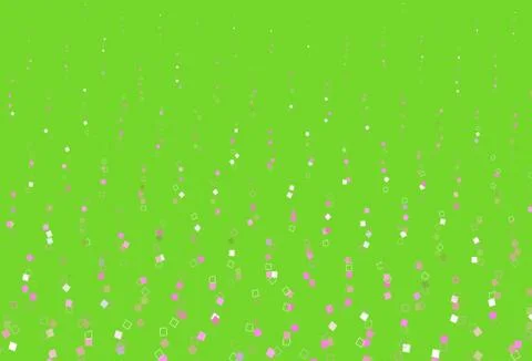 Light Pink, Green vector texture with rectangular style. Illustrazione stock