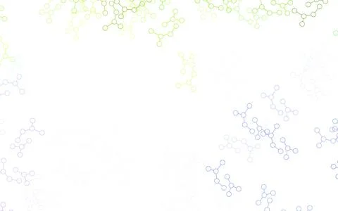 Light Pink, Green vector texture with artificial intelligence concept. 스톡 일러스트