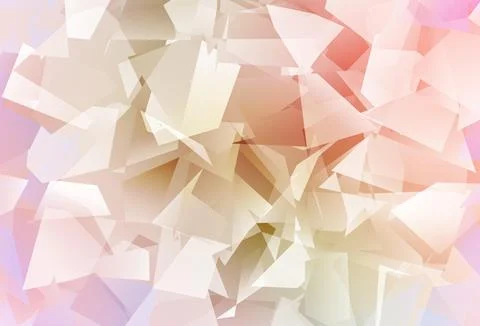 Light Pink, Green vector triangle mosaic template. Stock Illustration