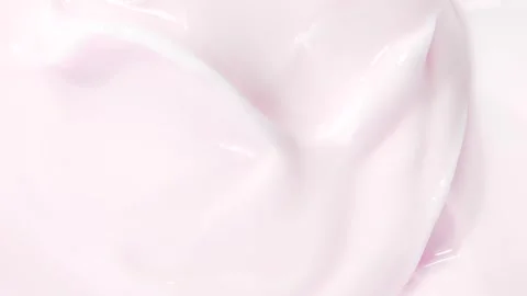 Light pink moisturizing cream, macro texture. Stock Footage 310540229