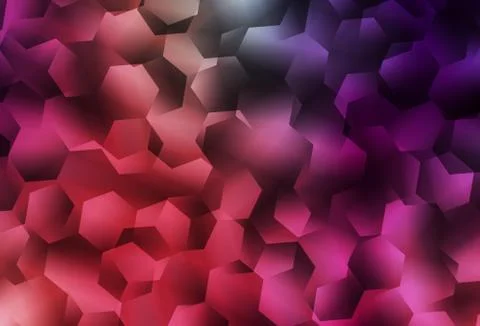 Light Pink, Red vector abstract polygonal pattern. Stock Illustration