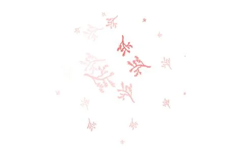 Light Pink, Red vector abstract pattern with sakura. Stock Illustration