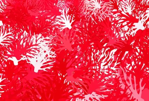 Light Pink, Red vector abstract pattern with branches. Stock Illustration