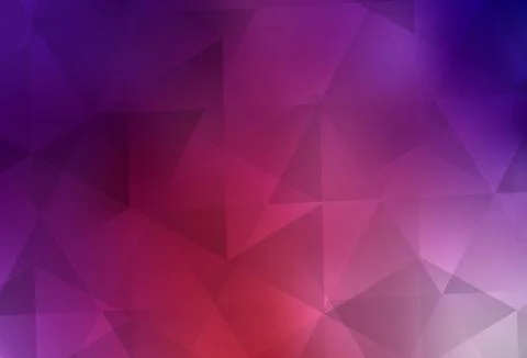 Light Pink, Red vector abstract polygonal pattern. Stock Illustration