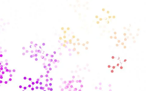 Light Pink, Red vector backdrop with artificial intelligence data. Stock Illustration